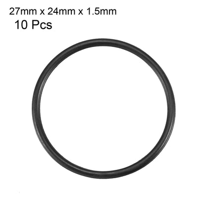 Harfington Nitrile Rubber O-Rings, Metric Buna-N Sealing Gasket, Pack of 10