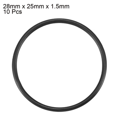 Harfington Nitrile Rubber O-Rings, Metric Buna-N Sealing Gasket, Pack of 10