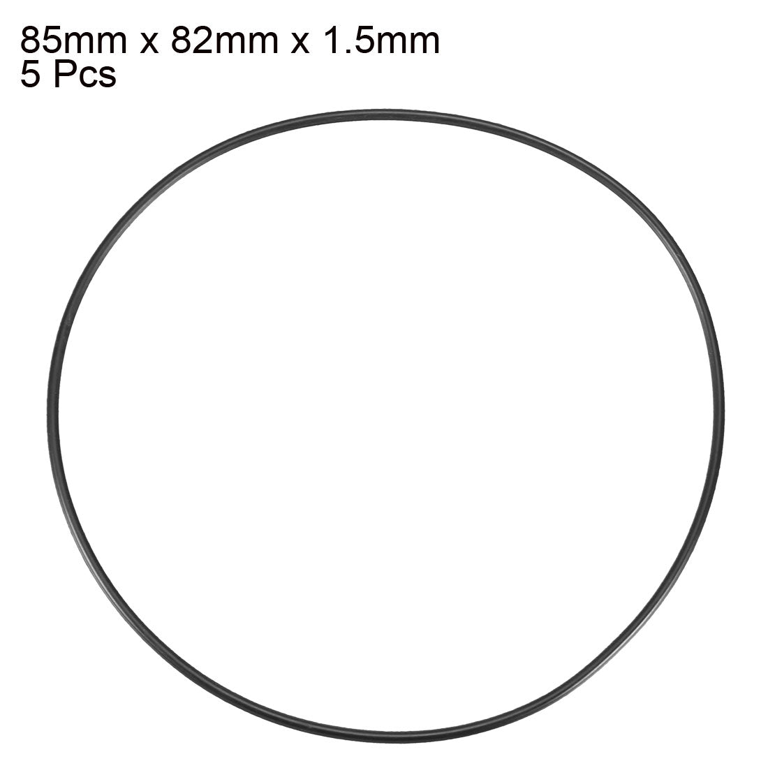 Harfington Nitrile Rubber O-Rings, Metric Buna-N Sealing Gasket Pack of 5