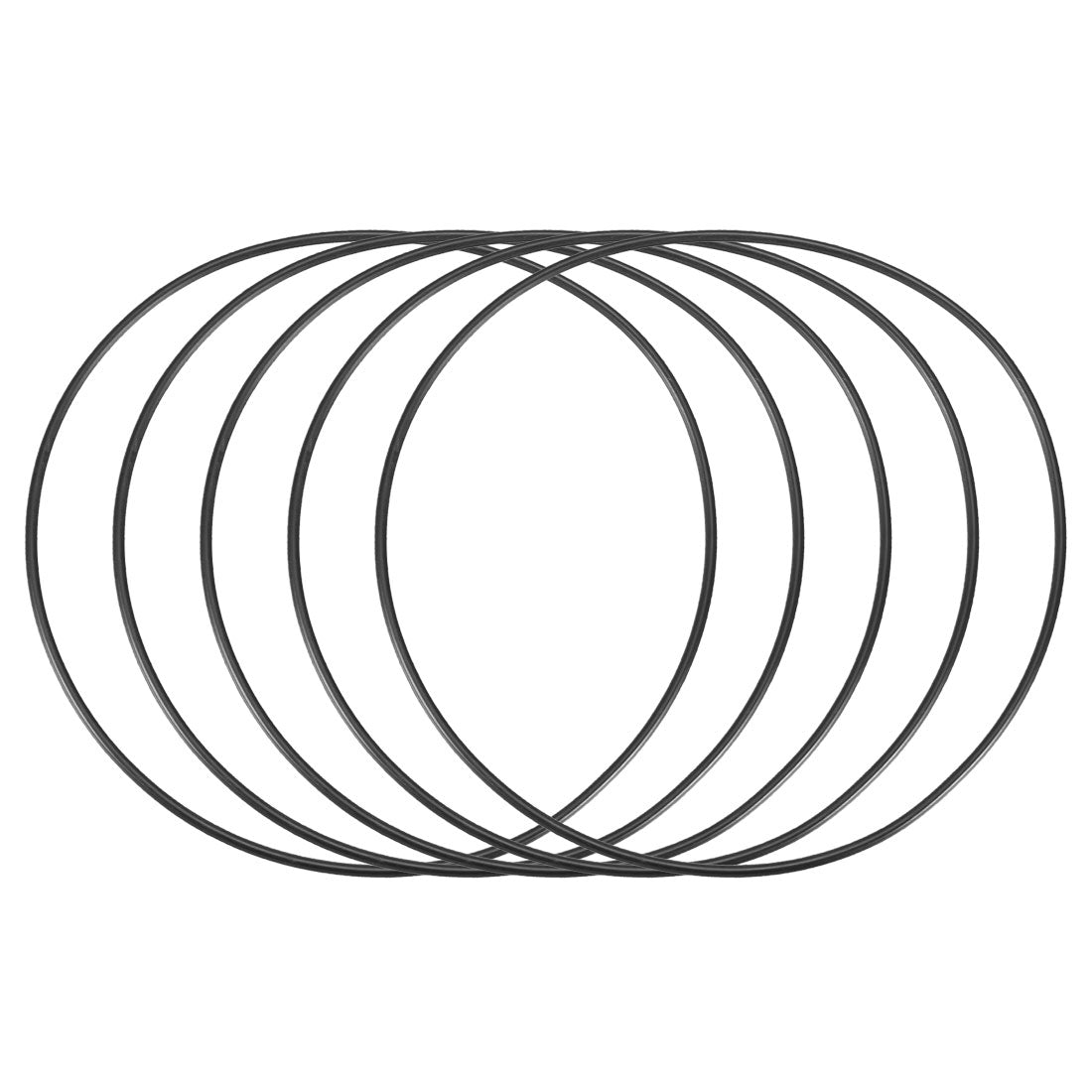 Harfington Nitrile Rubber O-Rings, Metric Buna-N Sealing Gasket Pack of 5