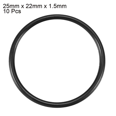 Harfington Nitrile Rubber O-Rings, Metric Buna-N Sealing Gasket, Pack of 10