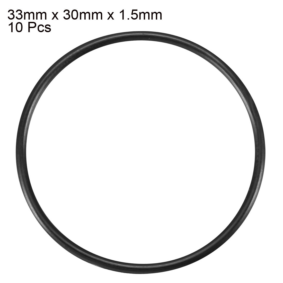Harfington Nitrile Rubber O-Rings, Metric Buna-N Sealing Gasket, Pack of 10