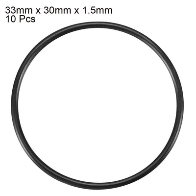 Harfington Nitrile Rubber O-Rings, Metric Buna-N Sealing Gasket, Pack of 10