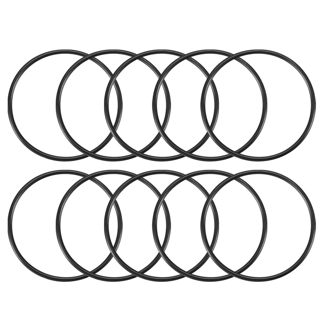 Harfington Nitrile Rubber O-Rings, Metric Buna-N Sealing Gasket, Pack of 10