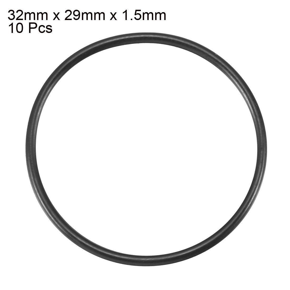 Harfington Nitrile Rubber O-Rings, Metric Buna-N Sealing Gasket, Pack of 10