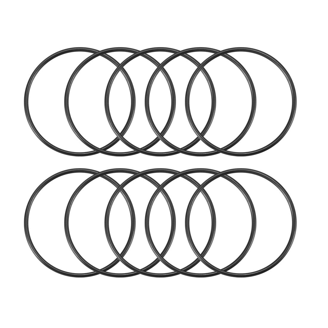 Harfington Nitrile Rubber O-Rings, Metric Buna-N Sealing Gasket, Pack of 10