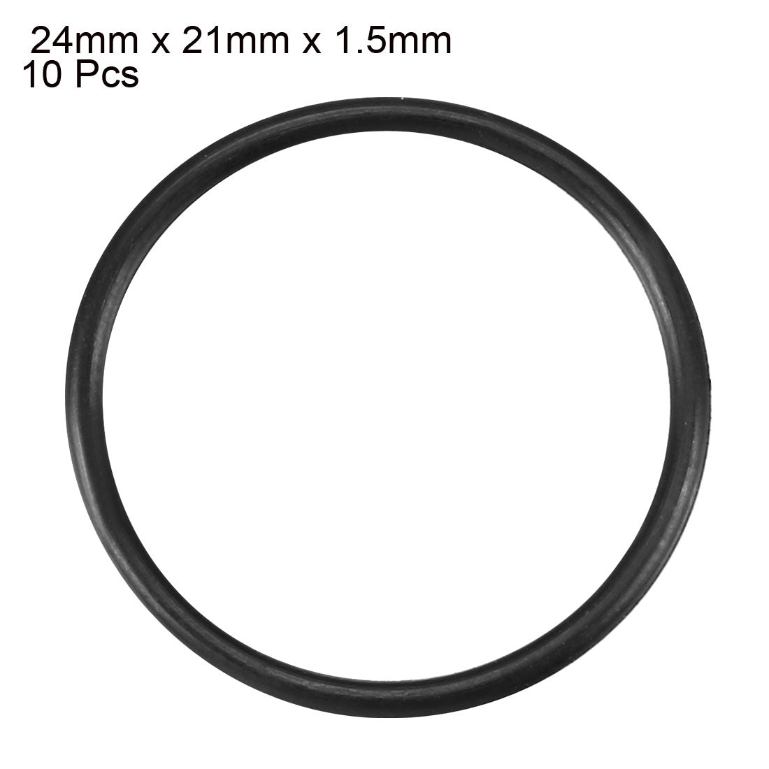 Harfington Nitrile Rubber O-Rings Metric Buna-N Sealing Gasket 10Pcs