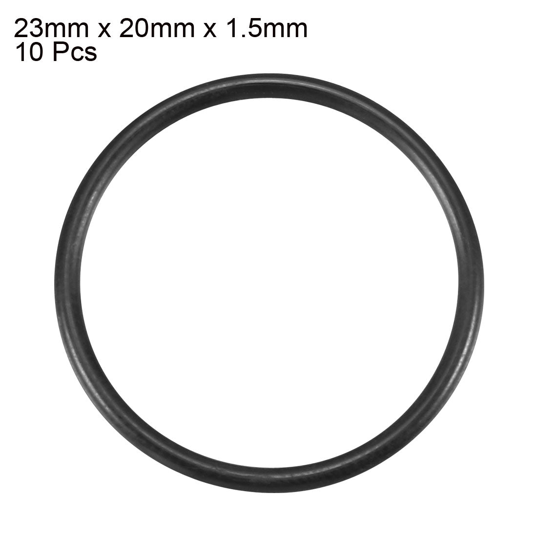 Harfington Nitrile Rubber O-Rings Metric Buna-N Sealing Gasket 10Pcs