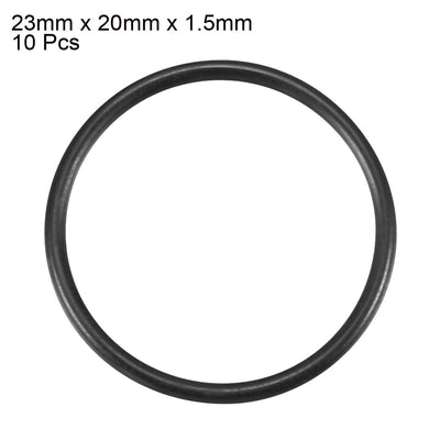 Harfington Nitrile Rubber O-Rings Metric Buna-N Sealing Gasket 10Pcs