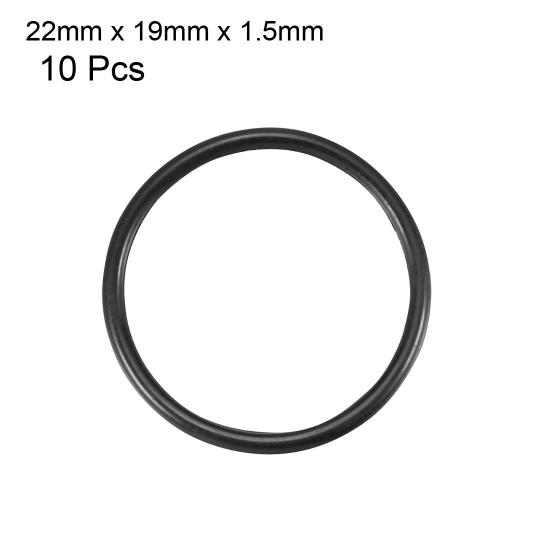 Harfington Nitrile Rubber O-Rings Metric Buna-N Sealing Gasket 10Pcs