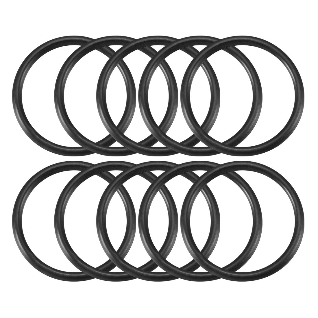 Harfington Nitrile Rubber O-Rings Metric Buna-N Sealing Gasket 10Pcs
