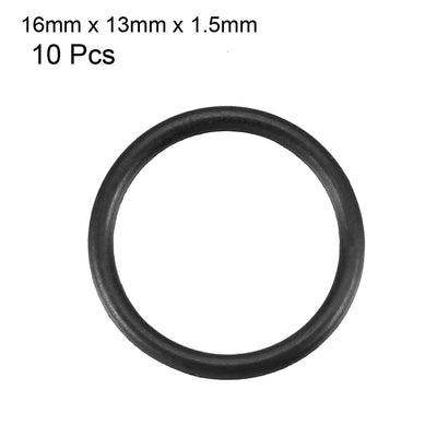 Harfington Nitrile Rubber O-Rings Metric Buna-N Sealing Gasket 10Pcs