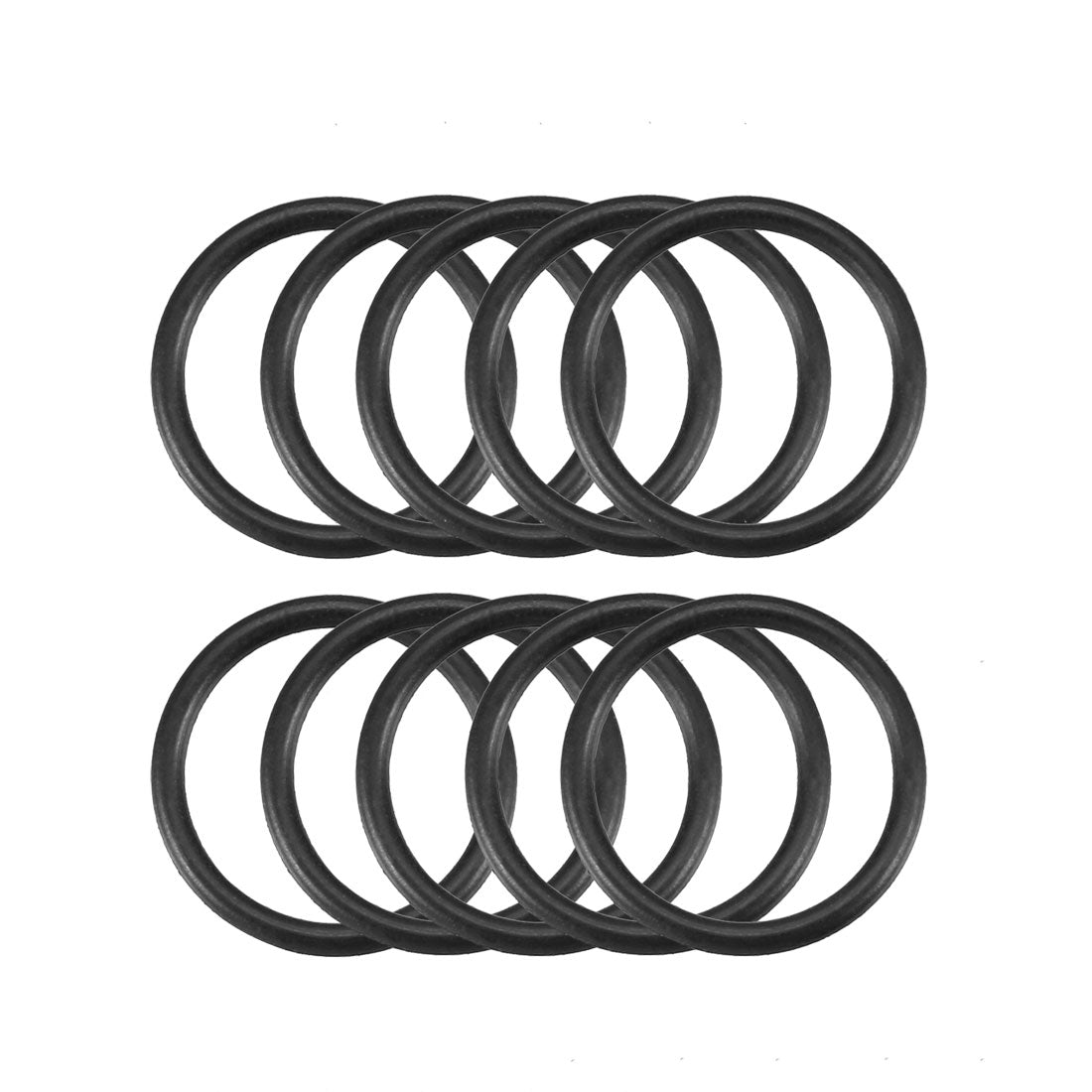 Harfington Nitrile Rubber O-Rings Metric Buna-N Sealing Gasket 10Pcs