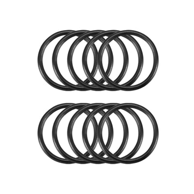 Harfington Nitrile Rubber O-Rings Metric Buna-N Sealing Gasket 10Pcs