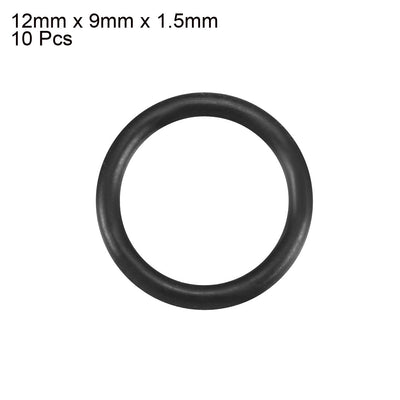 Harfington Nitrile Rubber O-Rings Metric Buna-N Sealing Gasket 10Pcs