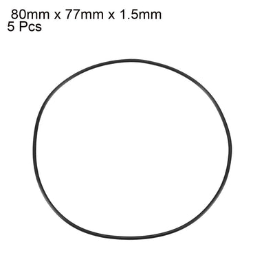 Harfington Nitrile Rubber O-Rings, Metric Buna-N Sealing Gasket Pack of 5