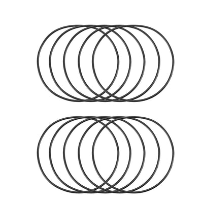 Harfington Nitrile Rubber O-Rings Metric Buna-N Sealing Gasket 10Pcs