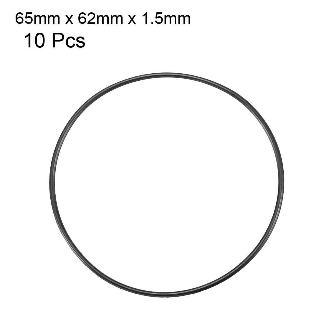 Harfington Nitrile Rubber O-Rings Metric Buna-N Sealing Gasket 10Pcs