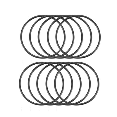 Harfington Nitrile Rubber O-Rings Metric Buna-N Sealing Gasket 10Pcs