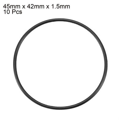 Harfington Nitrile Rubber O-Rings Metric Buna-N Sealing Gasket 10Pcs
