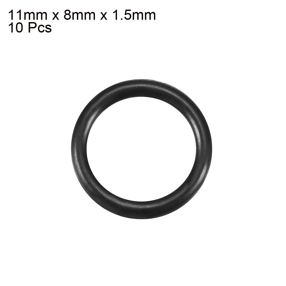 Harfington Nitrile Rubber O-Rings Metric Buna-N Sealing Gasket 10Pcs