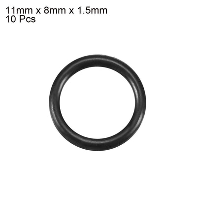 Harfington Nitrile Rubber O-Rings Metric Buna-N Sealing Gasket 10Pcs
