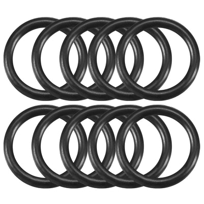 Harfington Nitrile Rubber O-Rings Metric Buna-N Sealing Gasket 10Pcs