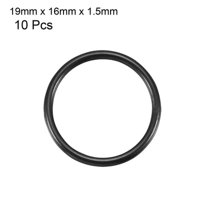 Harfington Nitrile Rubber O-Rings, Metric Buna-N Sealing Gasket 10Pcs