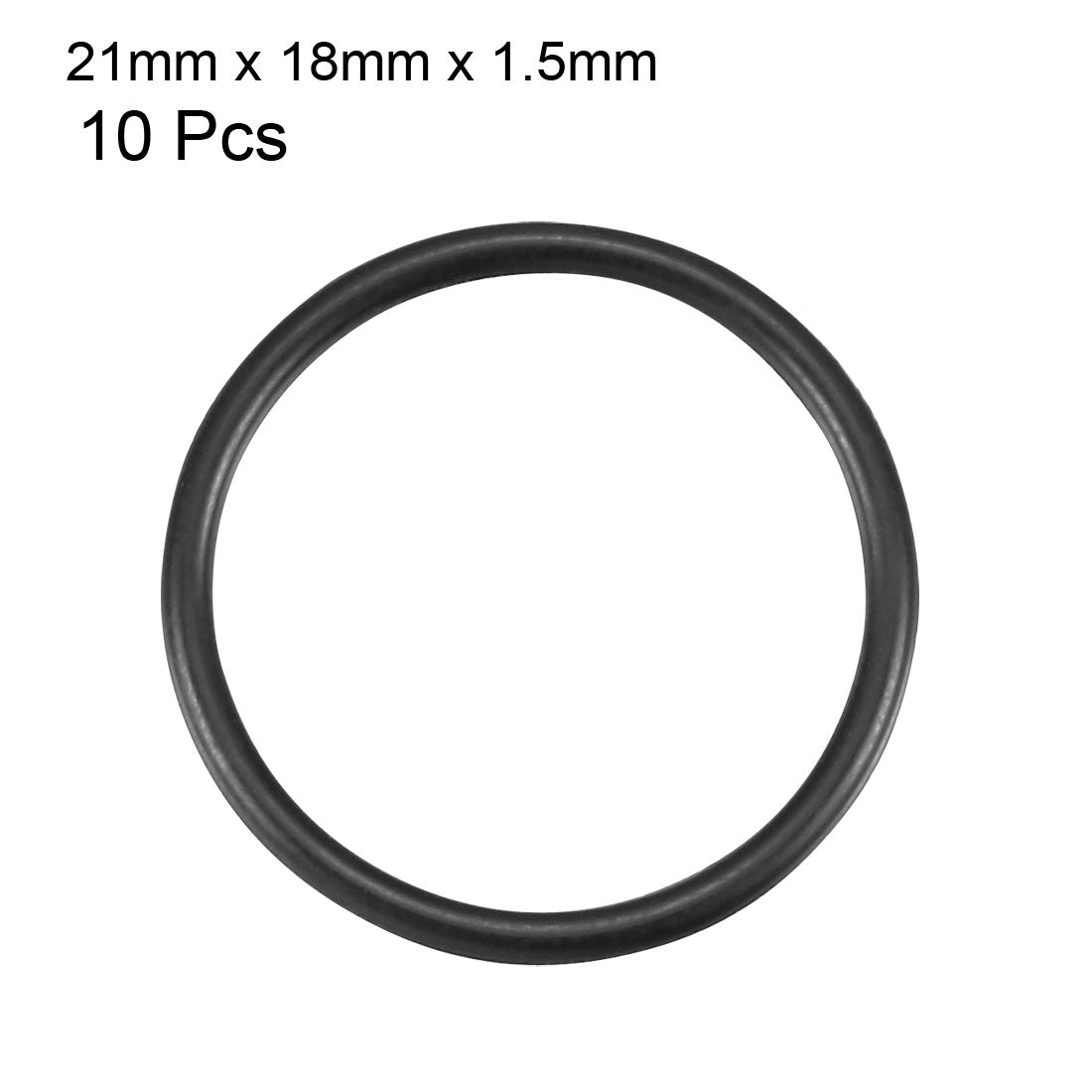 Harfington Nitrile Rubber O-Rings, Metric Buna-N Sealing Gasket 10Pcs