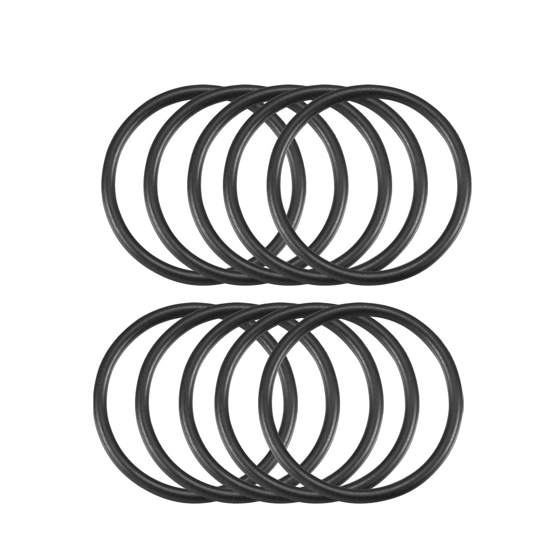 Harfington Nitrile Rubber O-Rings, Metric Buna-N Sealing Gasket 10Pcs
