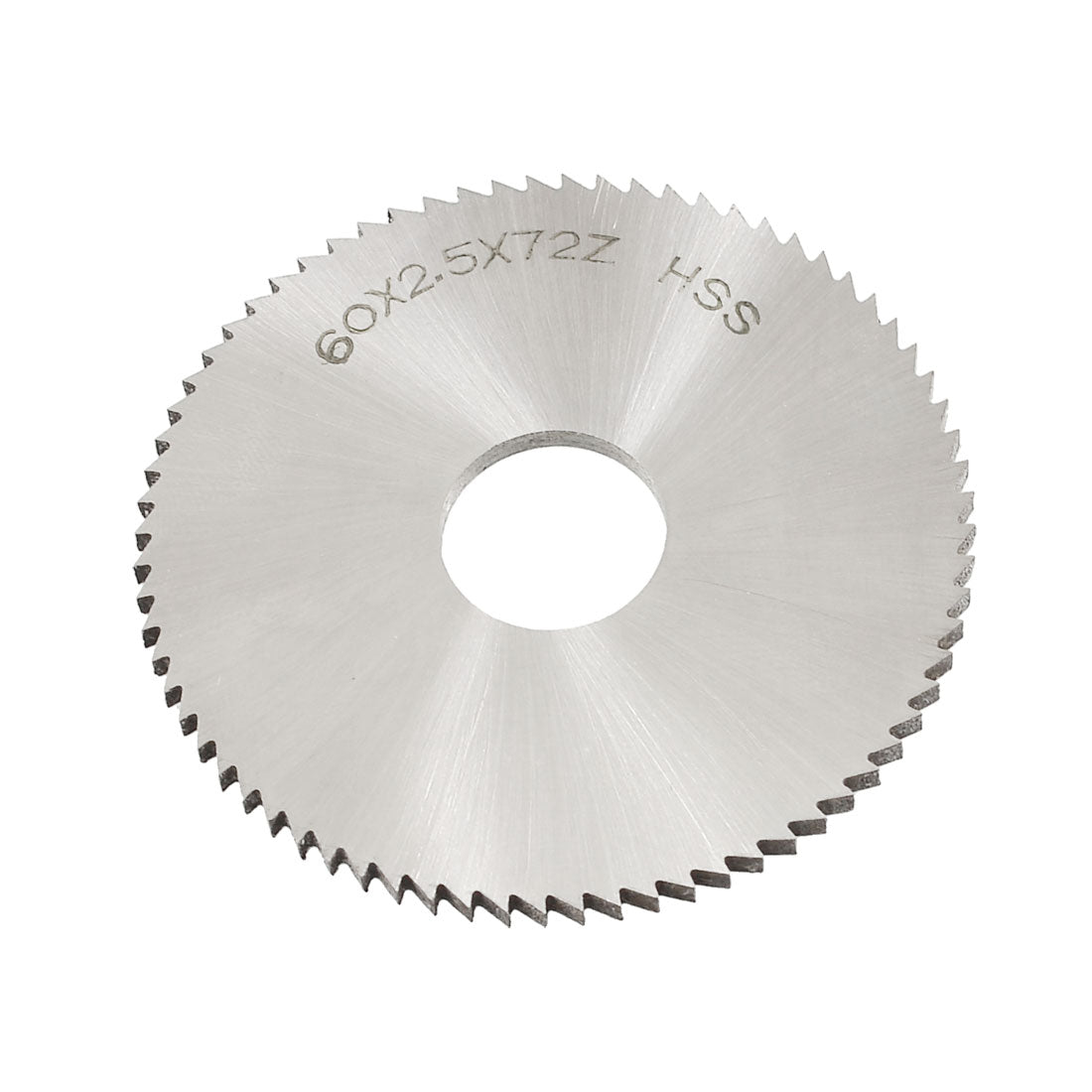 Harfington 60mm x 2.5mm x 16mm 72T HSS Steel Round Slitting Saw Cutter