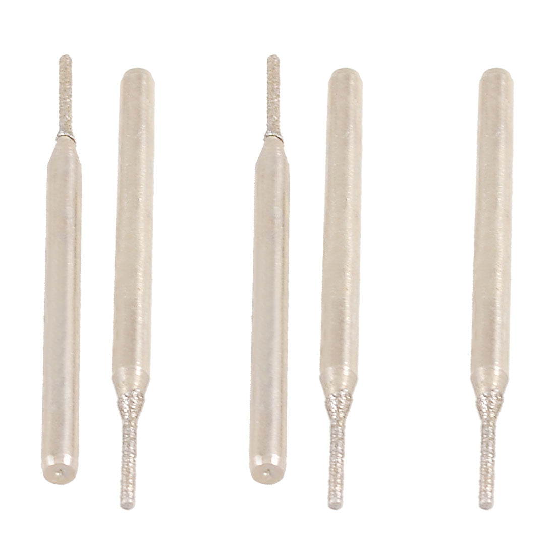 Harfington 5 Pcs 3mm Shank 1mm Dia Cylindrical Tip Diamond Mounted Points