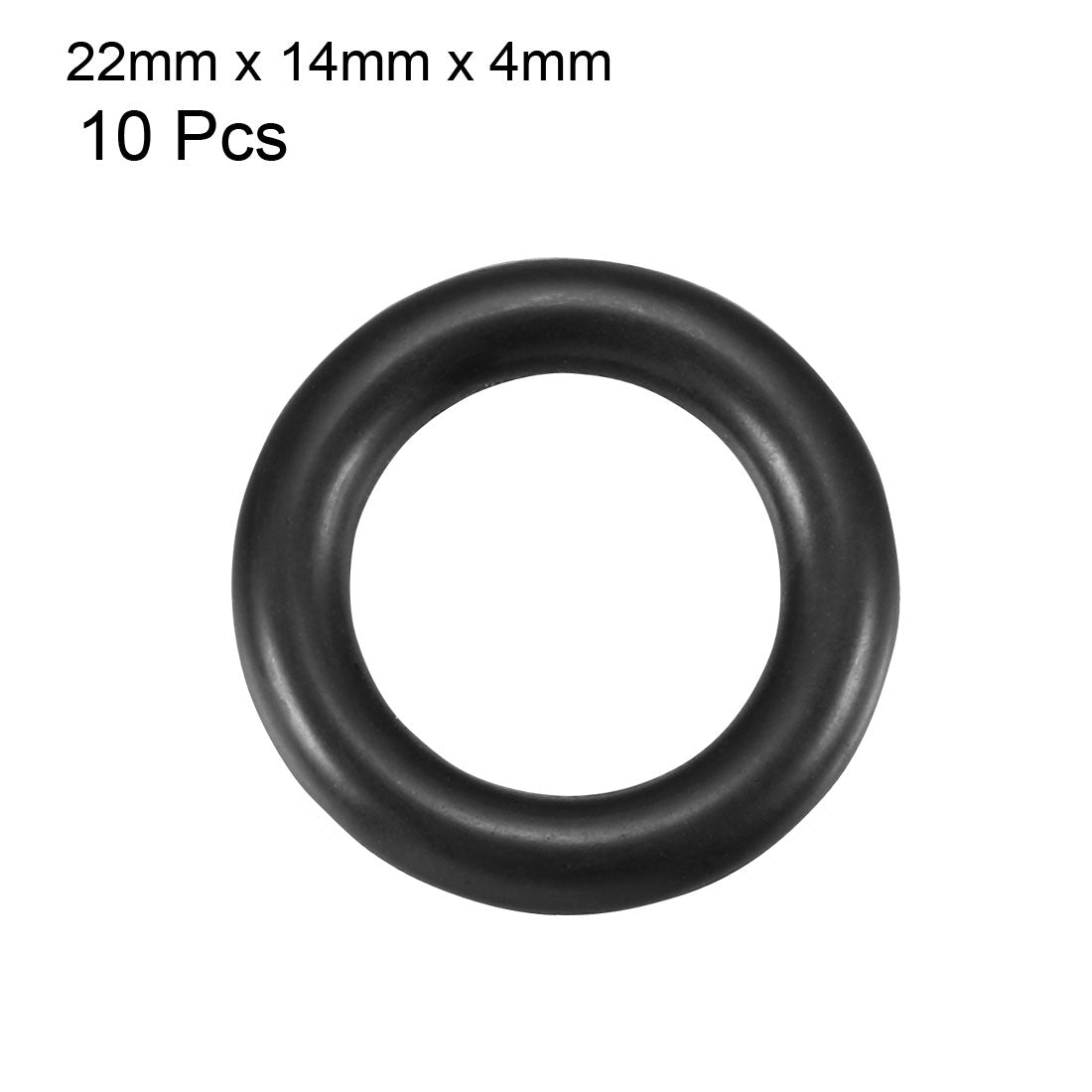 Harfington Nitrile Rubber O-Rings, Metric Buna-N Sealing Gasket 10Pcs