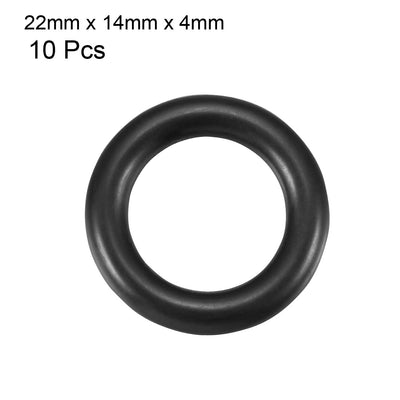 Harfington Nitrile Rubber O-Rings, Metric Buna-N Sealing Gasket 10Pcs