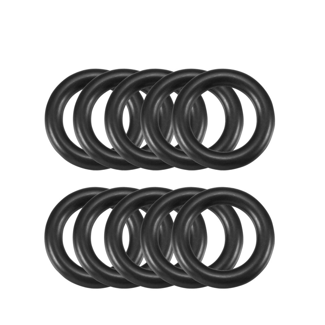 Harfington Nitrile Rubber O-Rings, Metric Buna-N Sealing Gasket 10Pcs