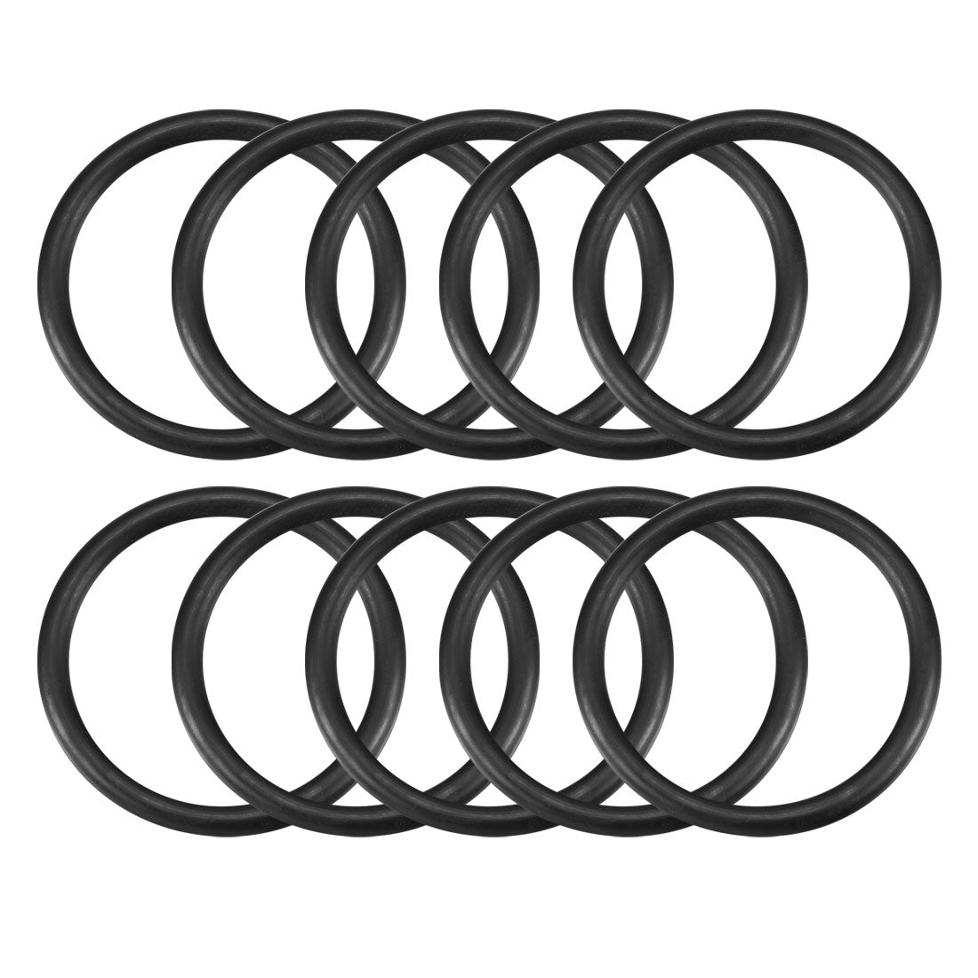 Harfington Nitrile Rubber O-Rings, Metric Buna-N Sealing Gasket 10Pcs