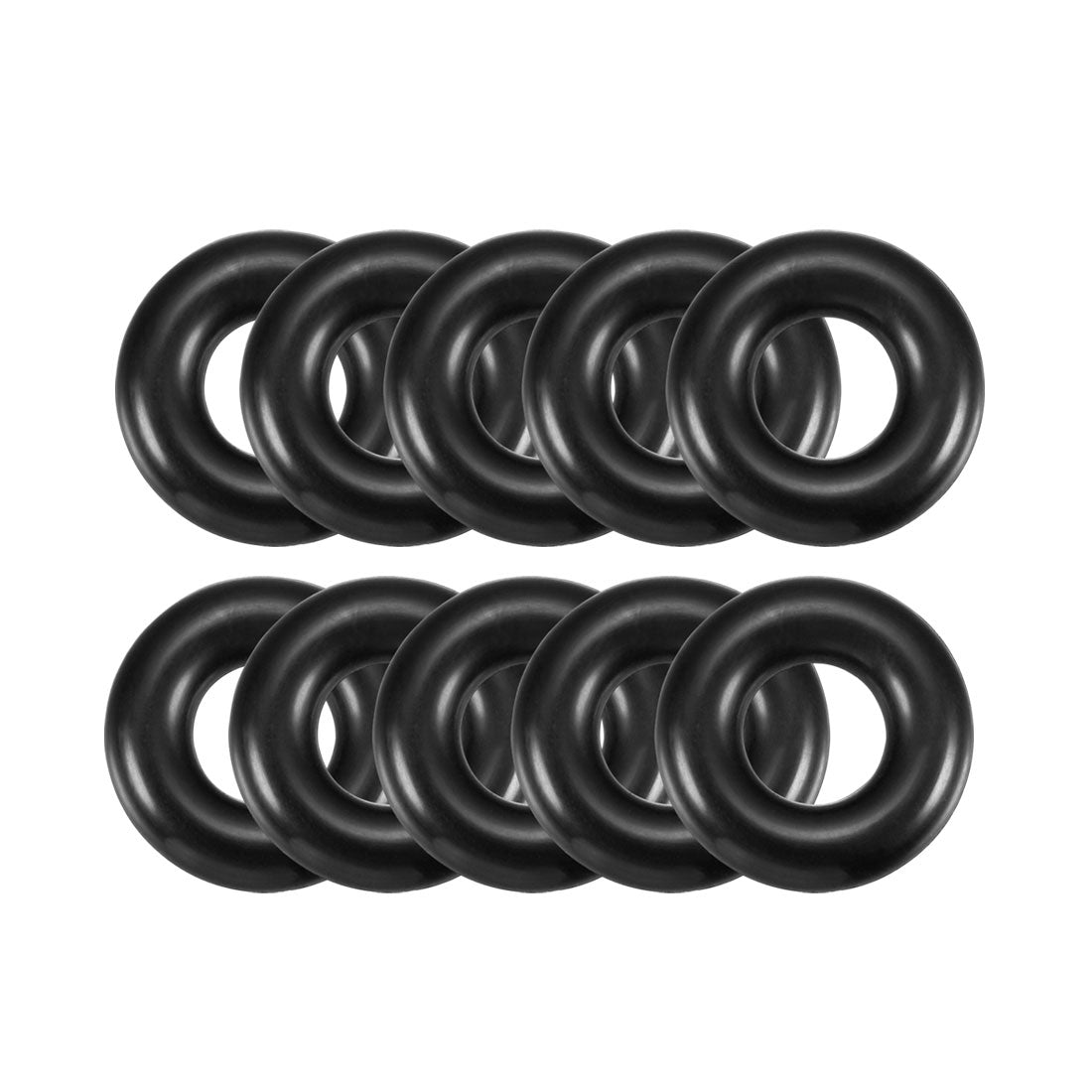 Harfington Nitrile Rubber O-Rings, Metric Buna-N Sealing Gasket 10Pcs
