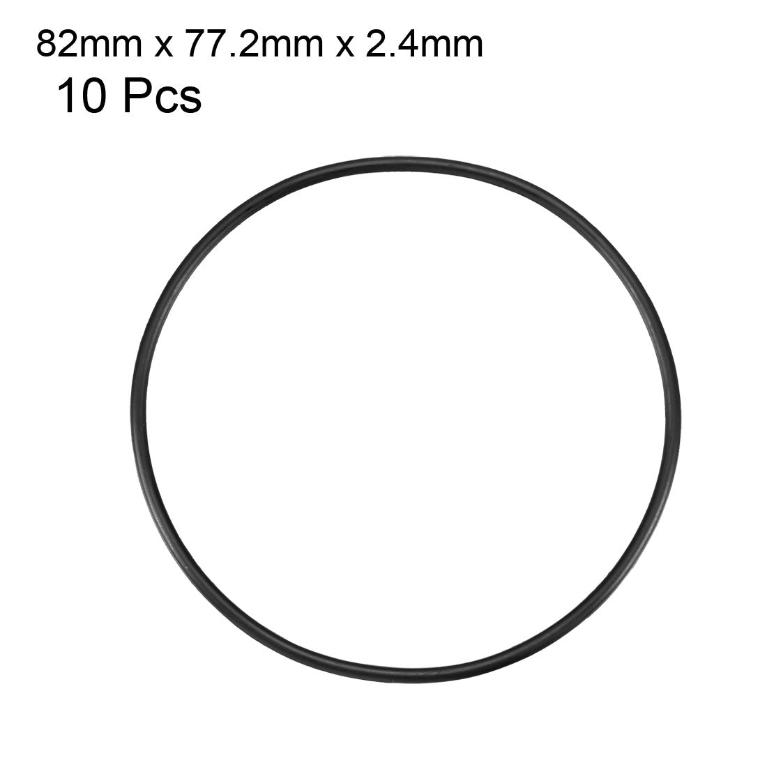 Harfington Nitrile Rubber O-Rings, Metric Buna-N Sealing Gasket 10Pcs