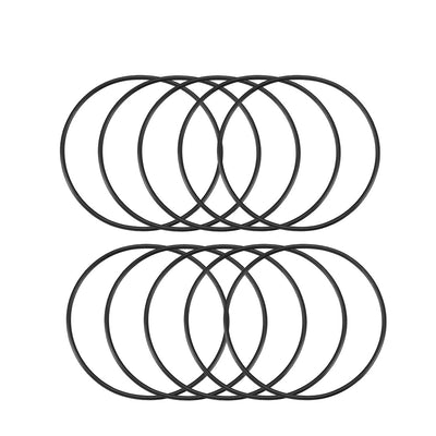 Harfington Nitrile Rubber O-Rings, Metric Buna-N Sealing Gasket 10Pcs