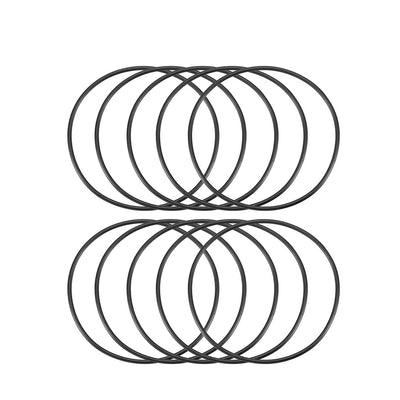 Harfington Nitrile Rubber O-Rings, Metric Buna-N Sealing Gasket 10Pcs
