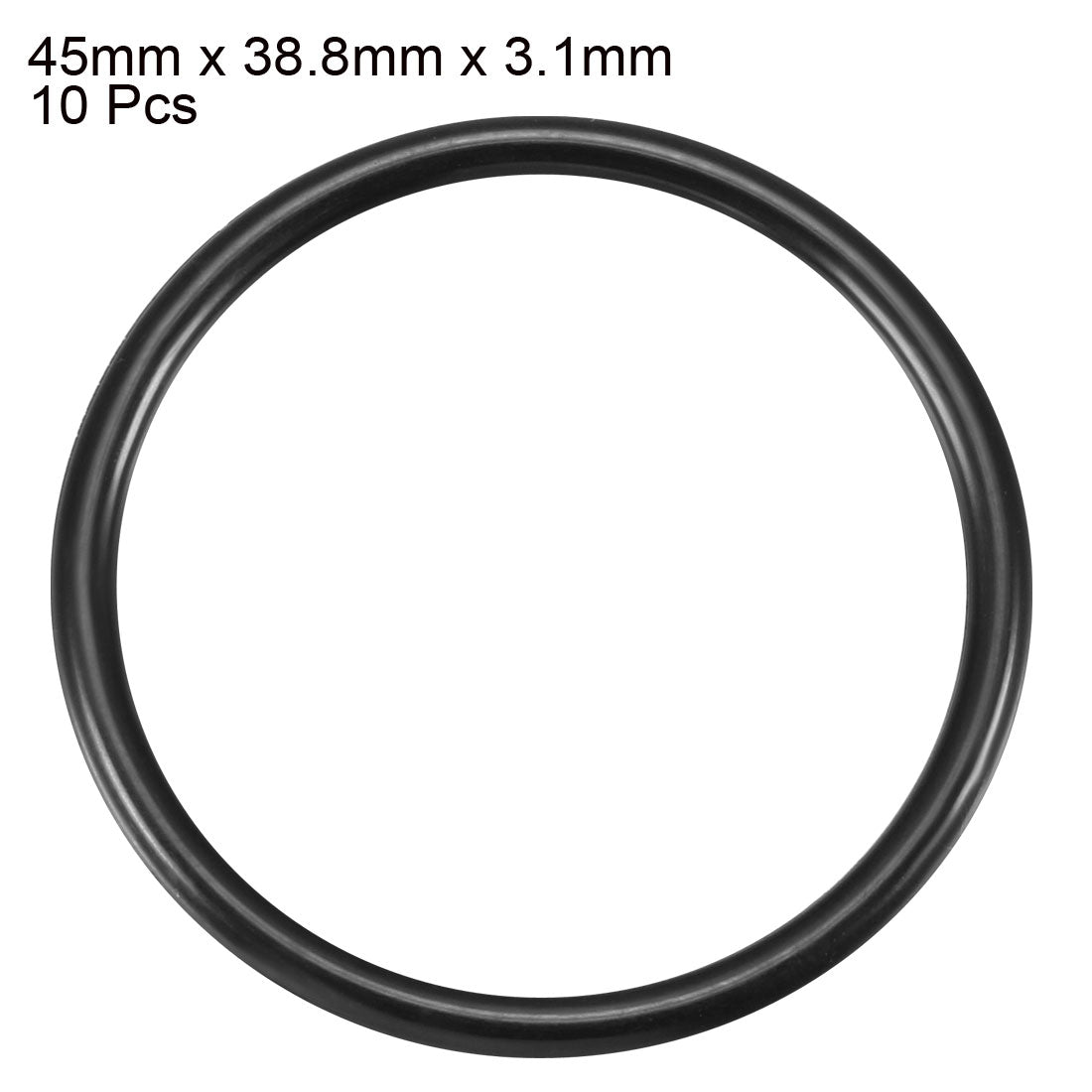 Harfington Nitrile Rubber O-Rings, Metric Buna-N Sealing Gasket 10Pcs