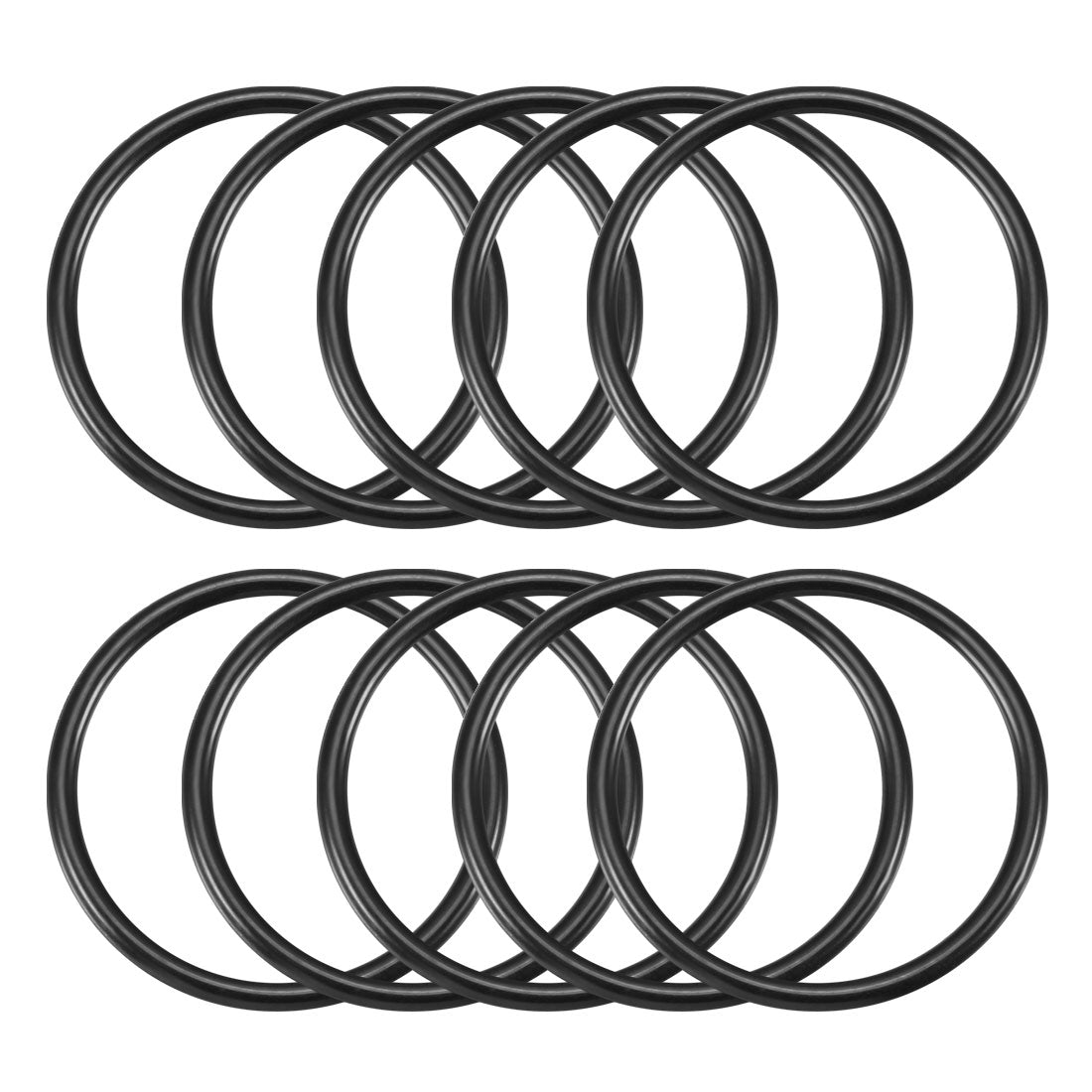 Harfington Nitrile Rubber O-Rings, Metric Buna-N Sealing Gasket 10Pcs