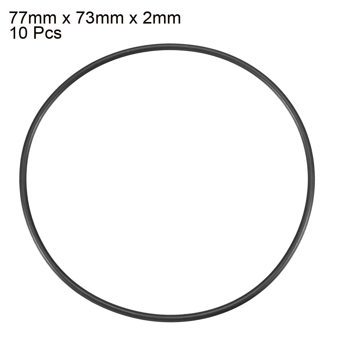 Harfington Nitrile Rubber O-Rings, Metric Buna-N Sealing Gasket 10Pcs