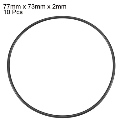 Harfington Nitrile Rubber O-Rings, Metric Buna-N Sealing Gasket 10Pcs