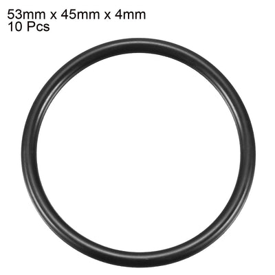 Harfington Nitrile Rubber O-Rings, Metric Buna-N Sealing Gasket 10Pcs