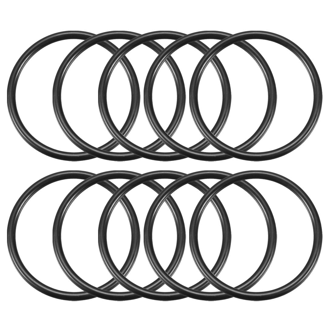 Harfington Nitrile Rubber O-Rings, Metric Buna-N Sealing Gasket 10Pcs