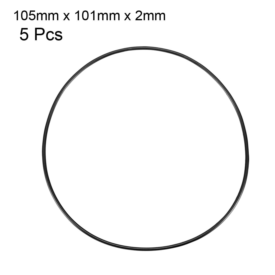 Harfington Nitrile Rubber O-Rings, Metric Buna-N Sealing Gasket Pack of 5