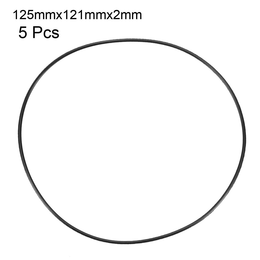 Harfington Nitrile Rubber O-Rings, Metric Buna-N Sealing Gasket Pack of 5