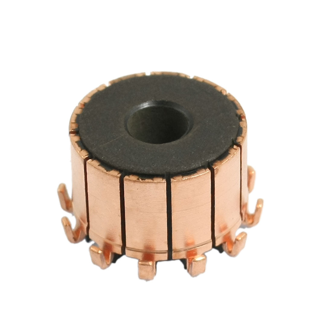 Harfington 6.35 x 18.9 x 13.5mm 12 Gear Tooth Copper Shell Mounted On Armature Commutator