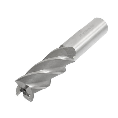 Harfington Straight Shank HSS Al Machining End Milling Cutter Tool 22mm x 20mm